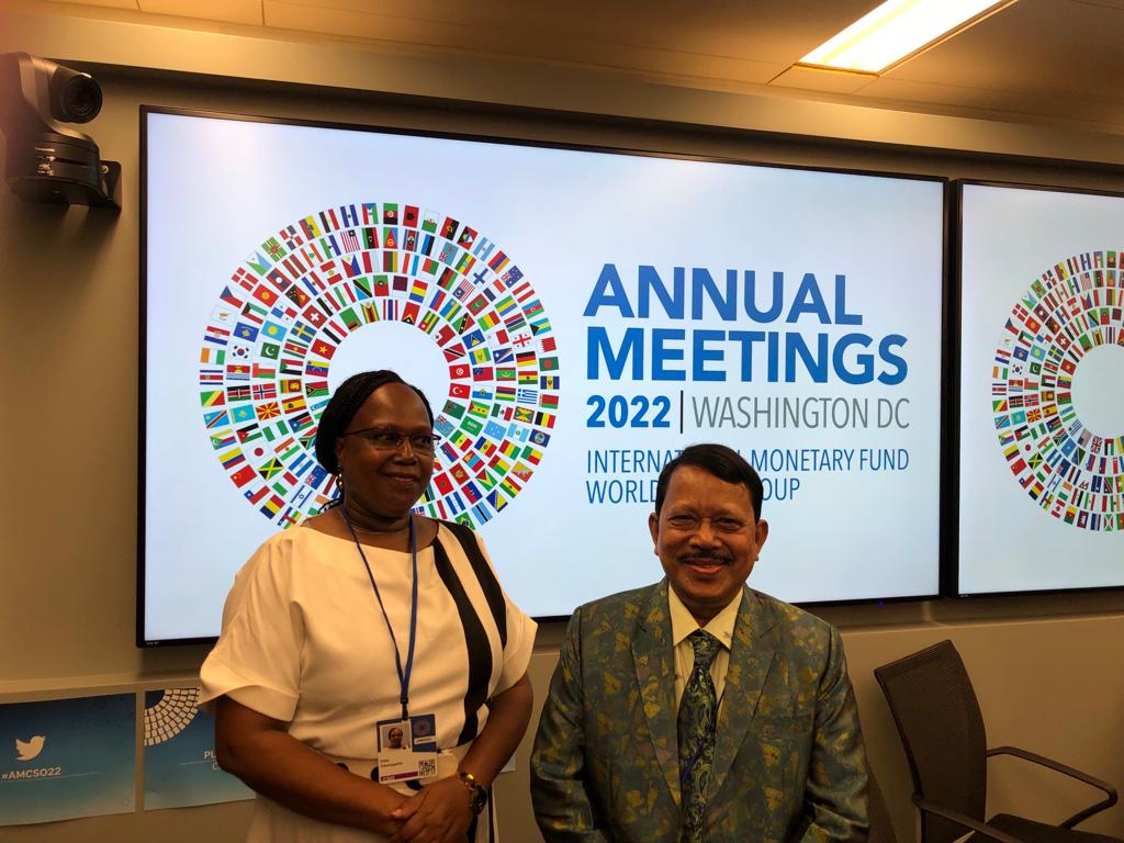 Dr. Daisy Owomugasho at the World Bank IMF Annual Meetings